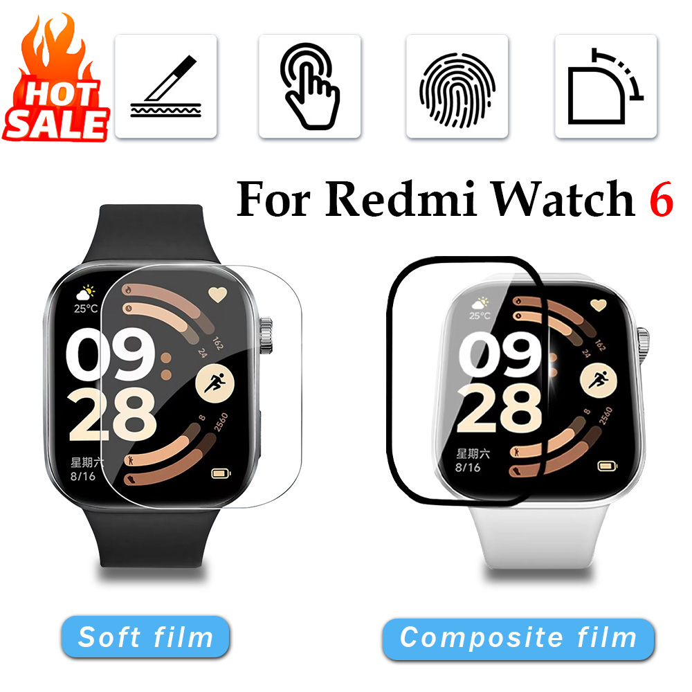 Smartwatch Case - 1-5Pcs Soft Film for Xiaomi Redmi