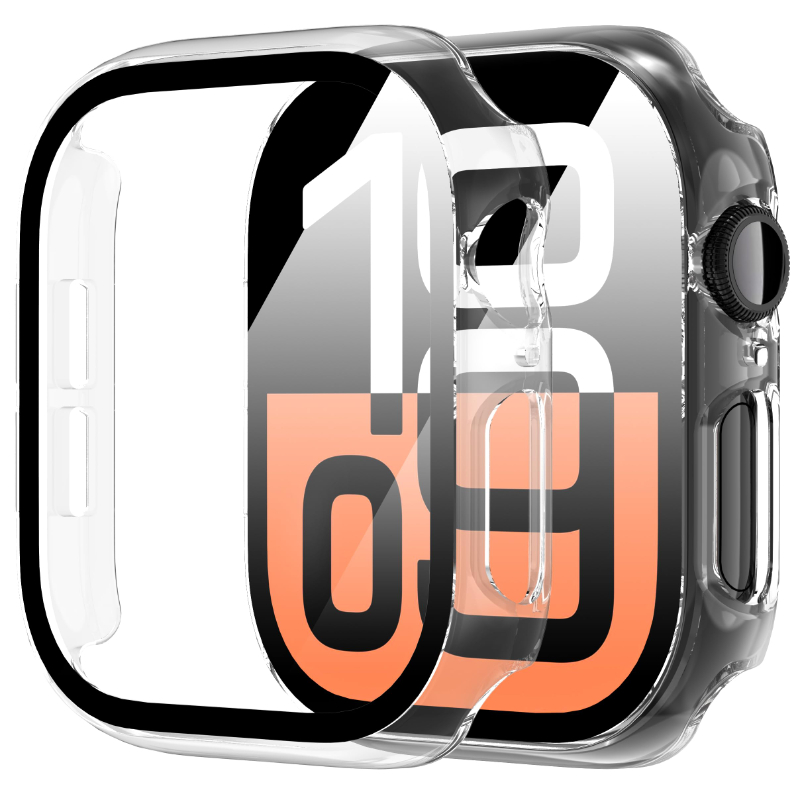 Tempered Glass+Case For Apple  - огляд і ціна Smartwatch Band Accessories
