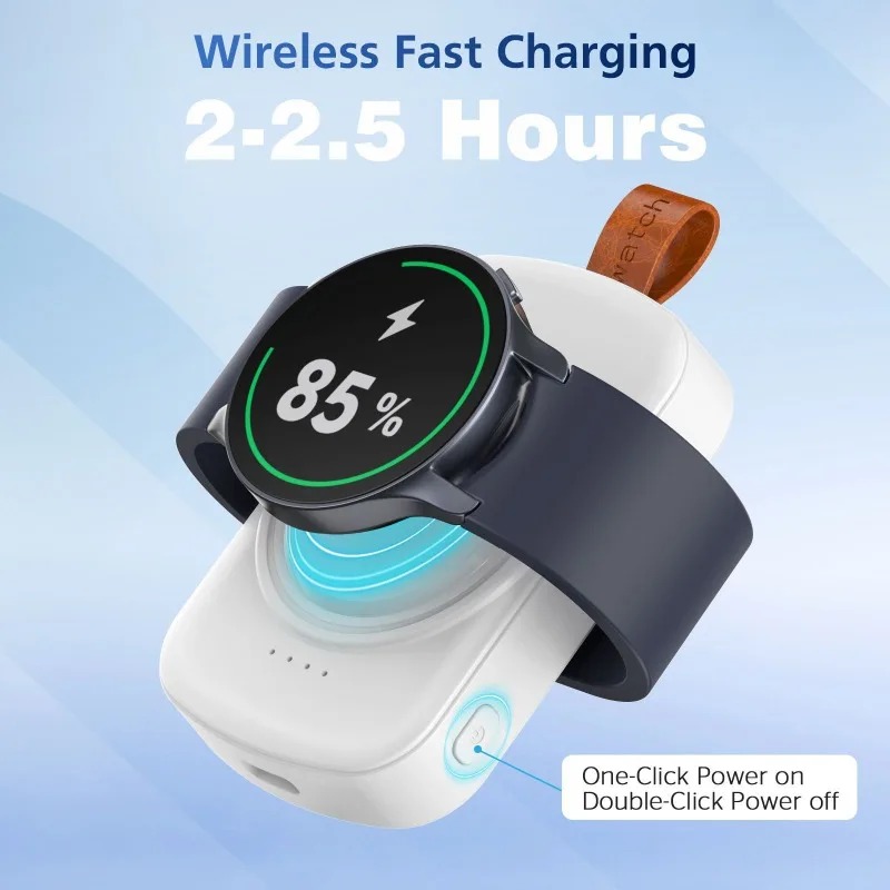 Portable 1800mAh Magnetic Wire - огляд і ціна Wireless Charger Watch