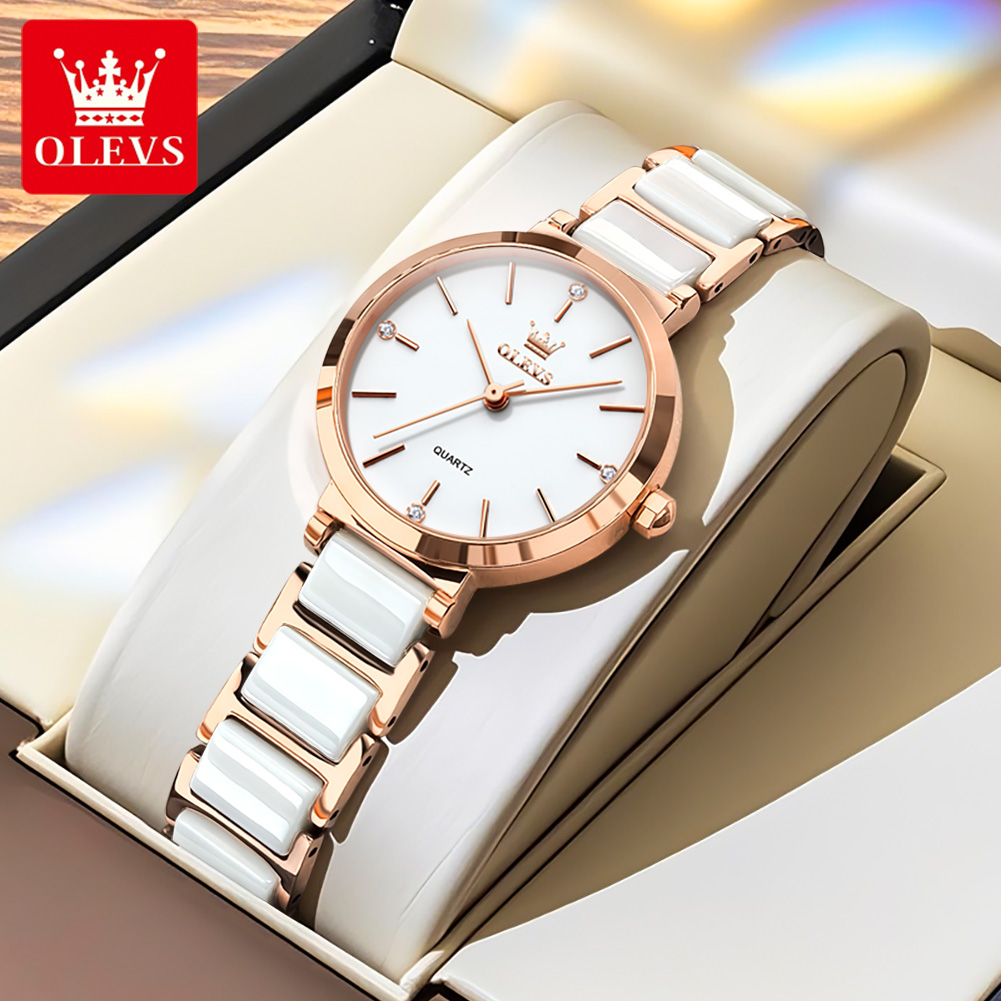 OLEVS Women Watch 5877 Luxury  - огляд і ціна Accessories With Watch