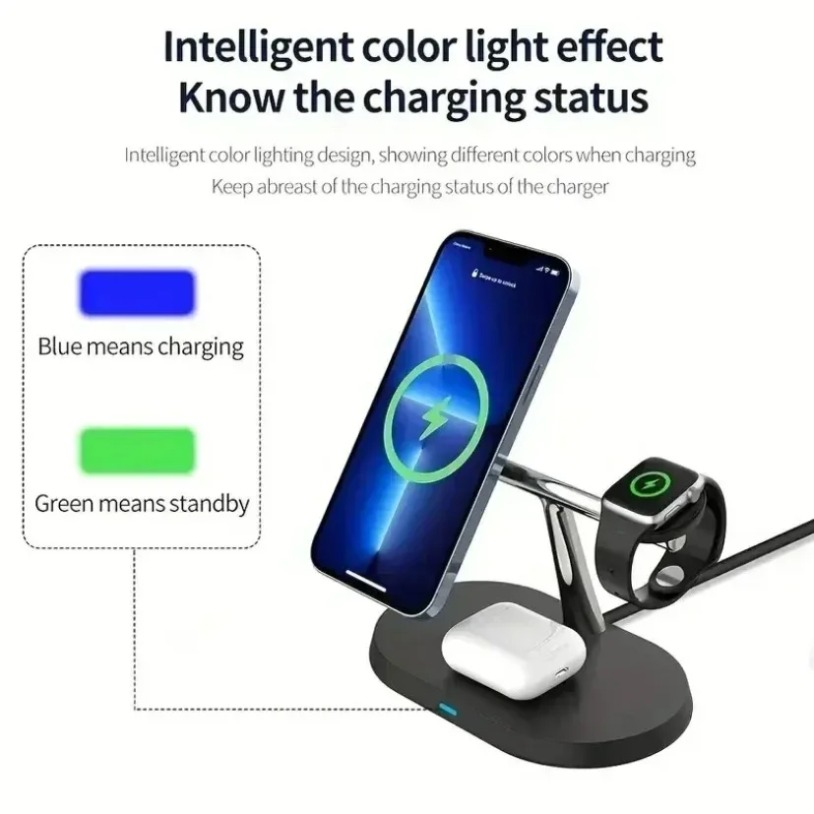 3 In 1 Opansten Magnetic Wirel - огляд і ціна Wireless Charger Watch