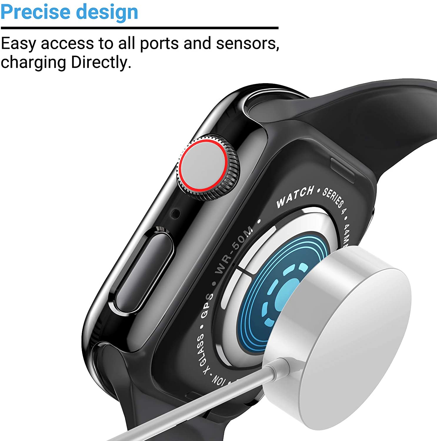 Glass+cover For Apple Watch Ca - огляд і ціна Smartwatch Band Accessories