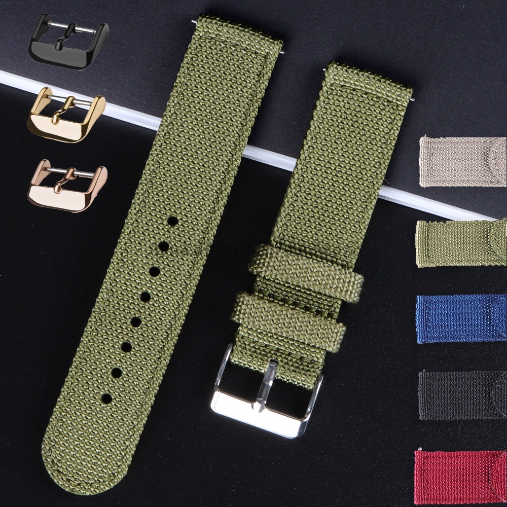 18 20 22 24mm Nylon Canvas Str - огляд і ціна Nylon Nato Strap