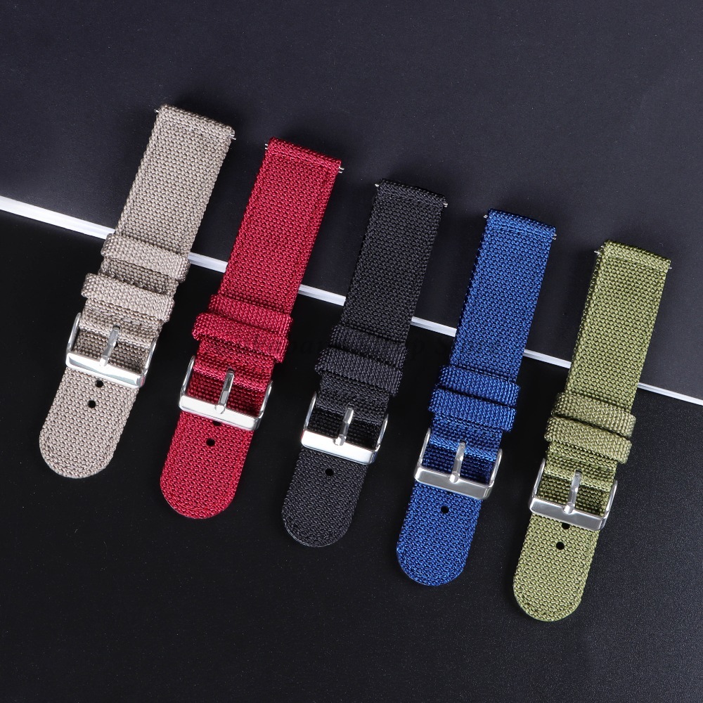 18 20 22 24mm Nylon Canvas Str - огляд і ціна Nylon Nato Strap