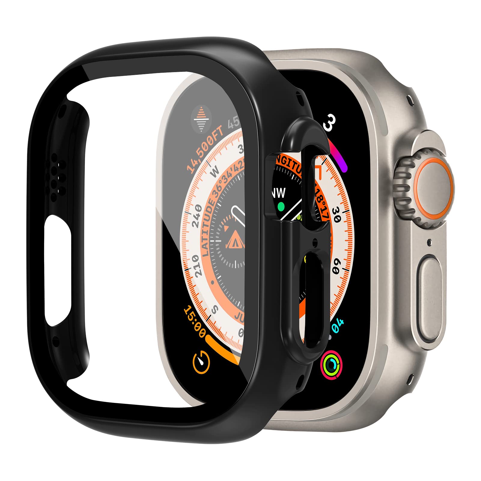 Glass+case For Apple Watch Ult - огляд і ціна Smartwatch Band Accessories