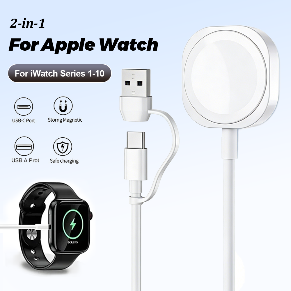 2 in 1 Magnetic Wireless USB A - огляд і ціна Wireless Charger Watch