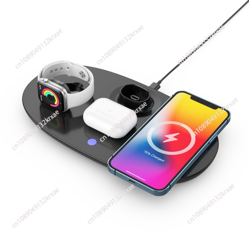 4In1 Headphones Stand For Airp - огляд і ціна Wireless Charger Watch