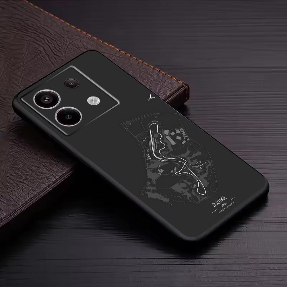 F1 Race Track Print  Phone Cas - огляд і ціна Xiaomi Redmi Note 14