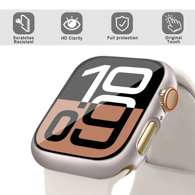 Glass + Case for Apple Watch 4 - огляд і ціна Smartwatch Band Accessories
