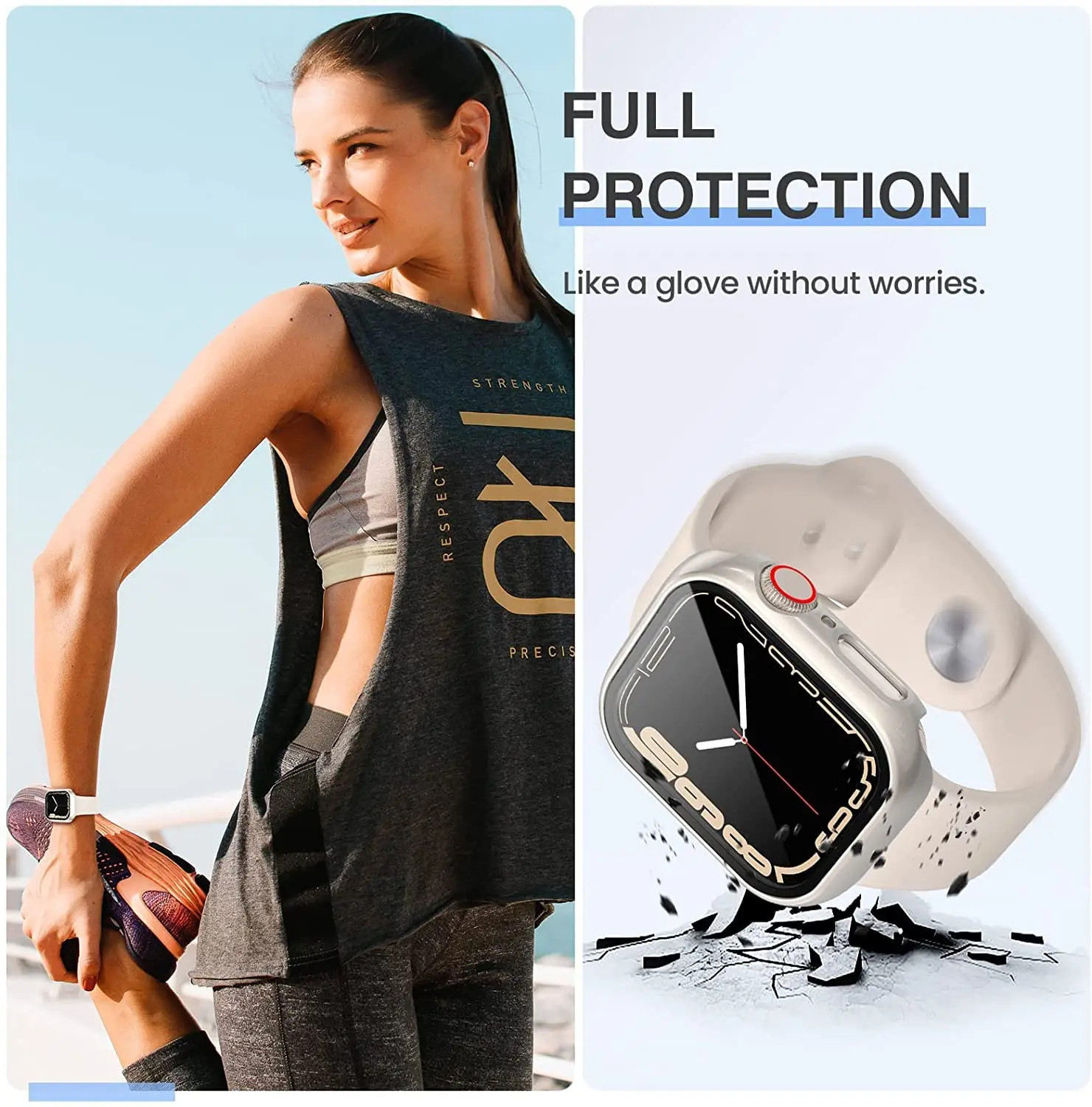 3 Pack Tempered Glass Cover fo - огляд і ціна Smartwatch Band Accessories