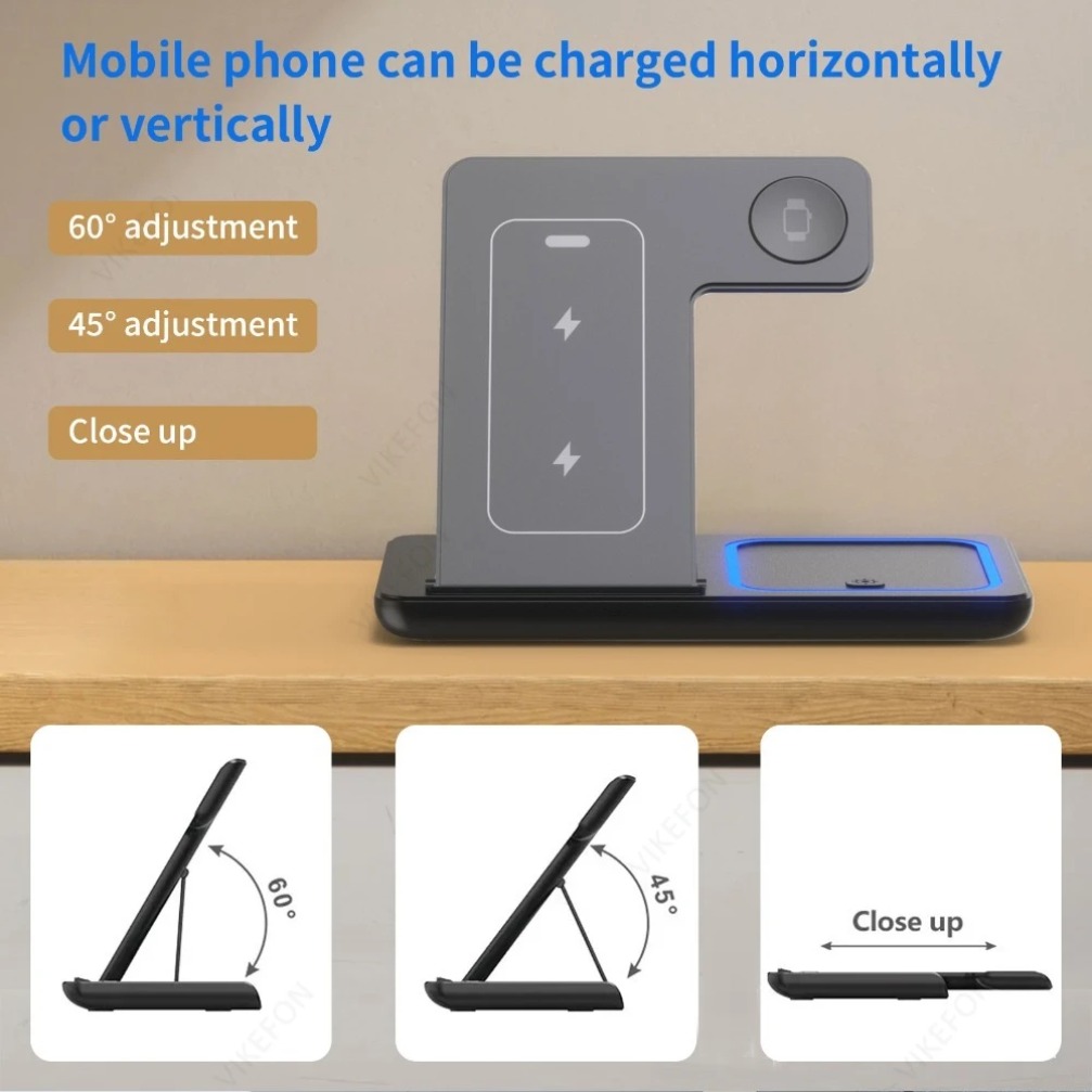 Foldable 3 in 1 Wireless Charg - огляд і ціна Wireless Charger Watch