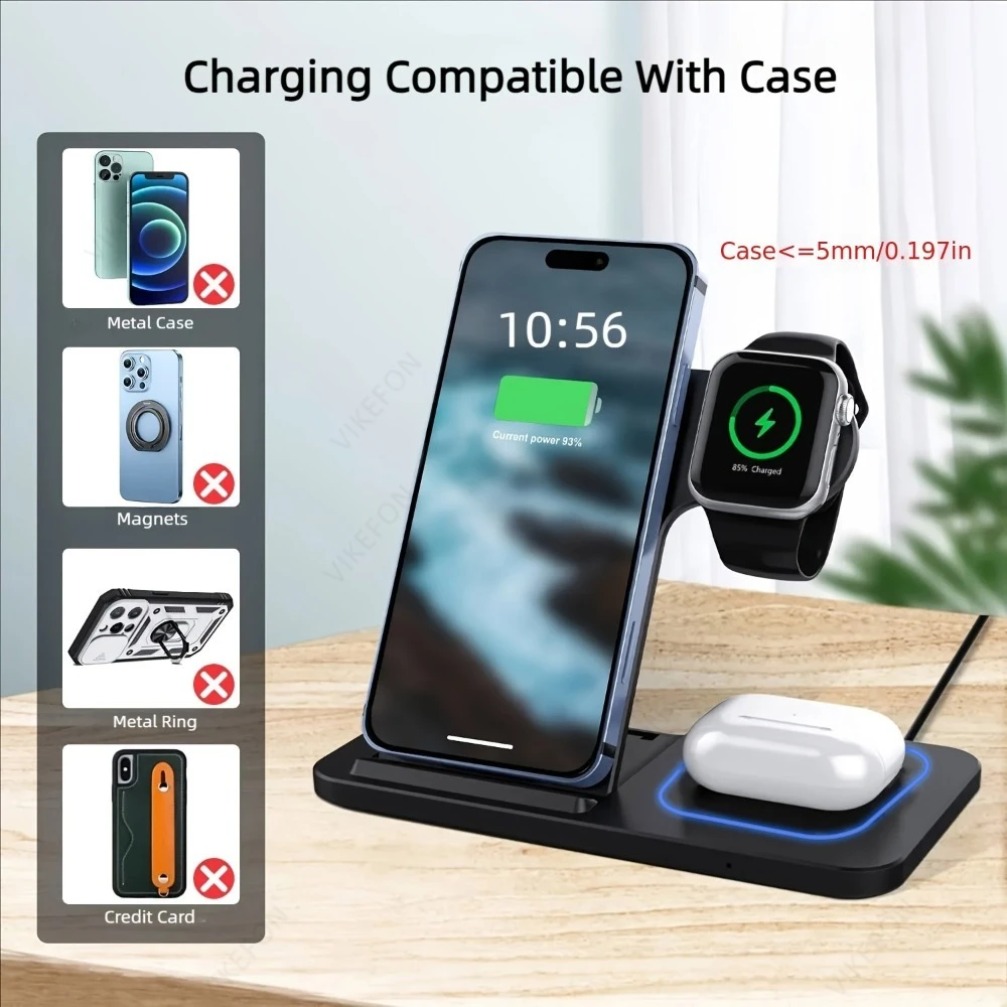 Foldable 3 in 1 Wireless Charg - огляд і ціна Wireless Charger Watch