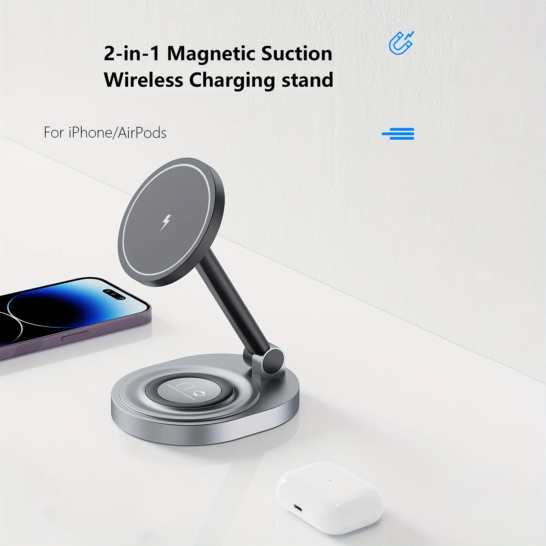 2 In 1 Magnetic Wireless Charg - огляд і ціна Wireless Charger Watch