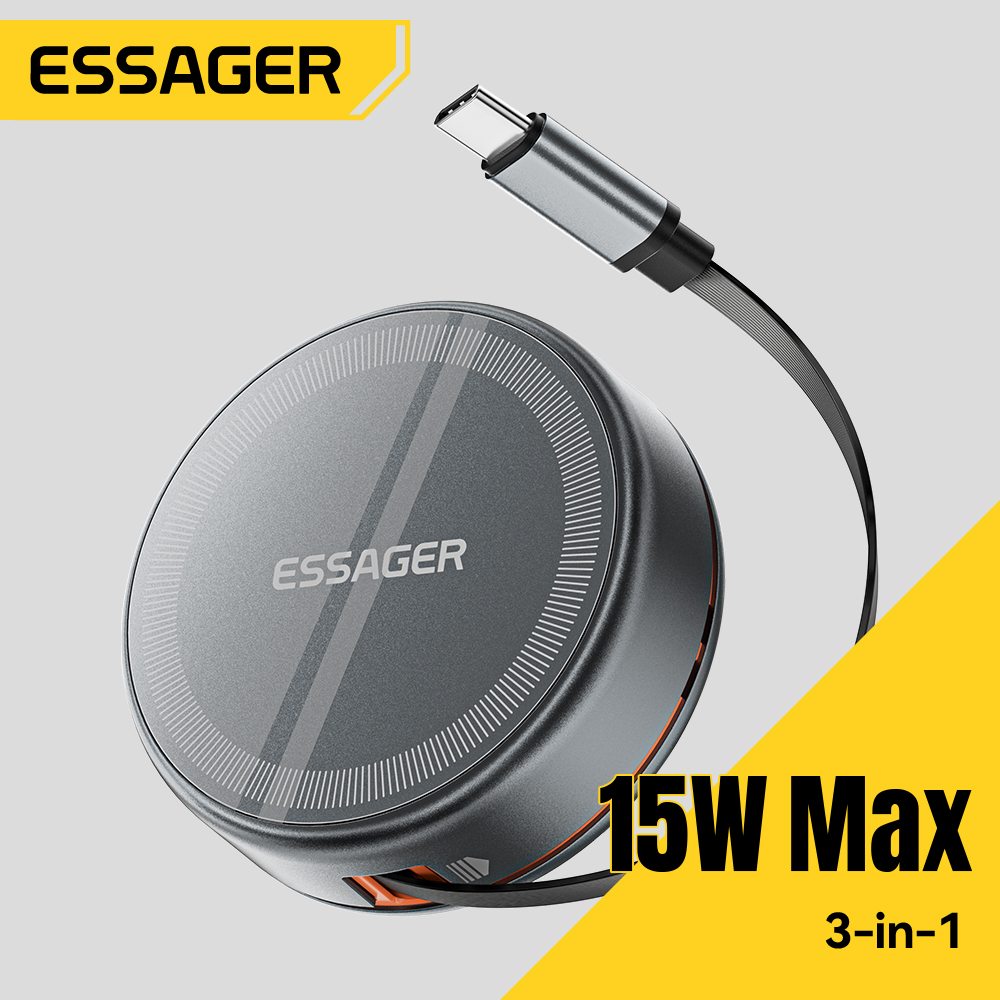 Essager 15W 3 in 1 Magnetic Wi - огляд і ціна Wireless Charger Watch