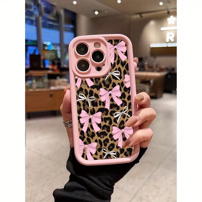 Leopard Print Bow Phone Case F - огляд і ціна Apple Iphone 16