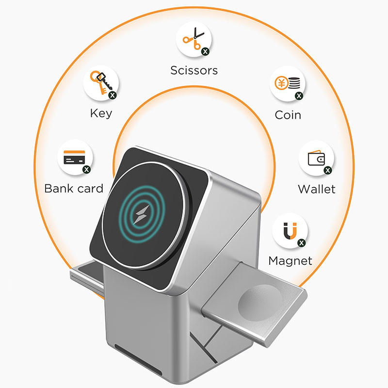 15W Touch Rotating Magnetic Mu - огляд і ціна Wireless Charger Watch