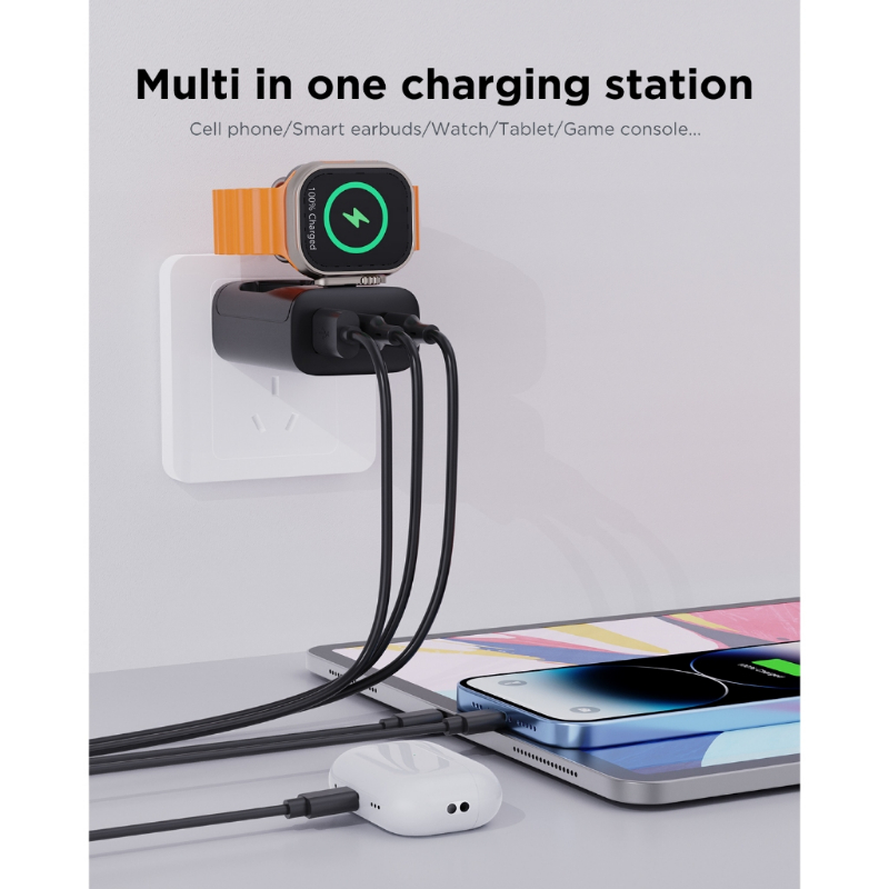 Oatsbasf 4 In 1 QC3.0 Fast Mag - огляд і ціна Wireless Charger Watch