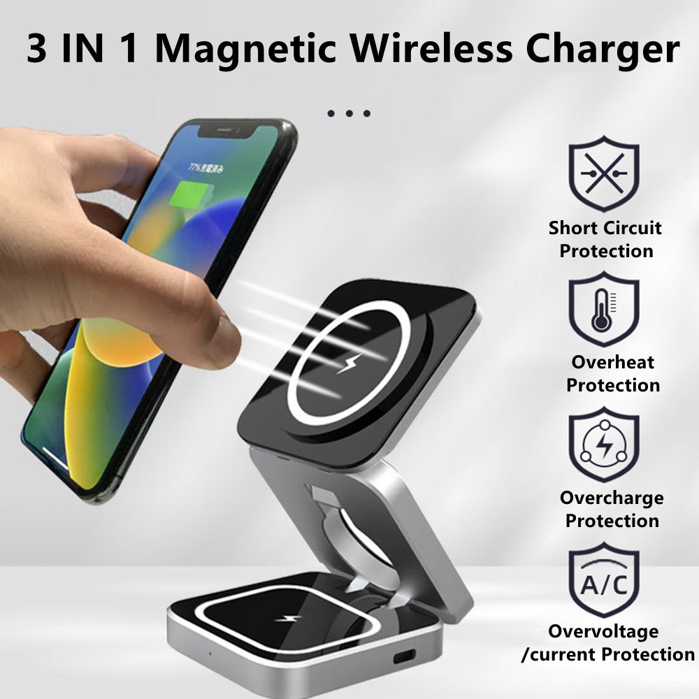 Foldable Magnetic Wireless Cha - огляд і ціна Wireless Charger Watch