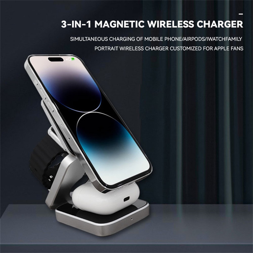 Foldable Magnetic Wireless Cha - огляд і ціна Wireless Charger Watch
