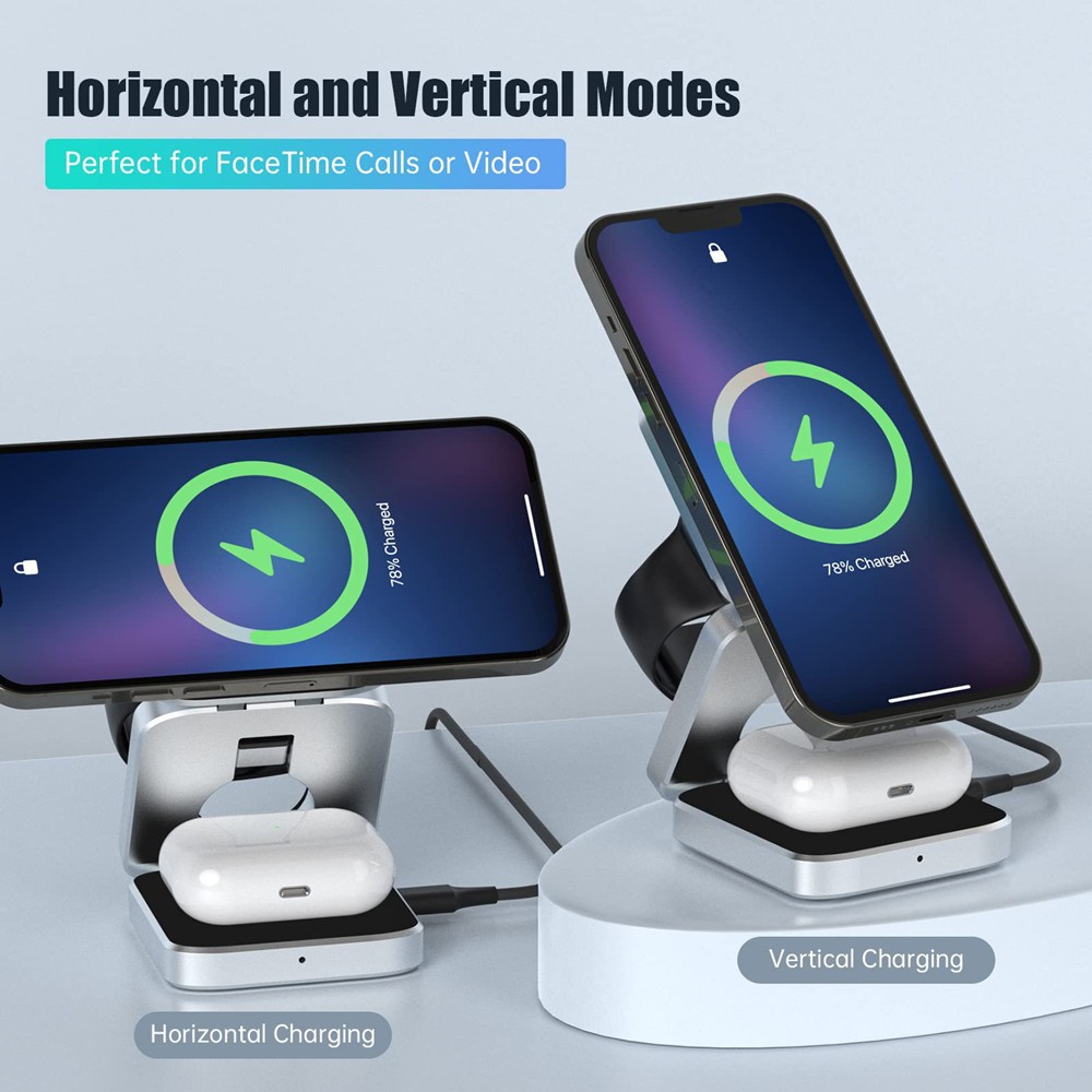 Foldable Magnetic Wireless Cha - огляд і ціна Wireless Charger Watch