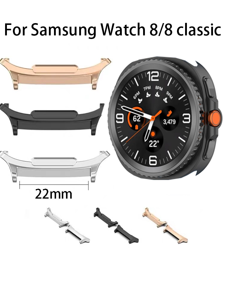 22mm WatchBand Connector for s - огляд і ціна Smartwatch Band Accessories