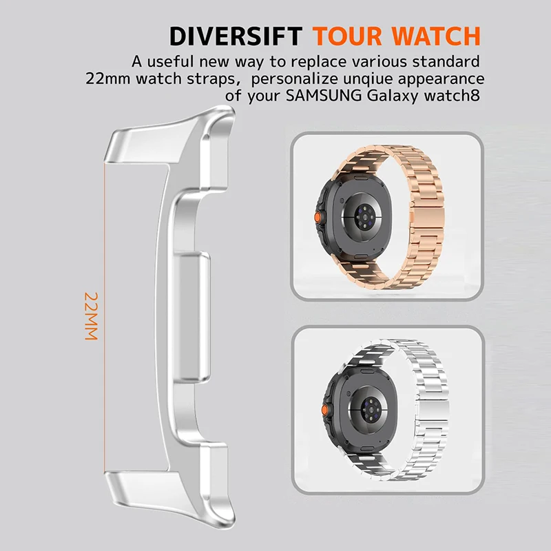 22mm WatchBand Connector for s - огляд і ціна Smartwatch Band Accessories
