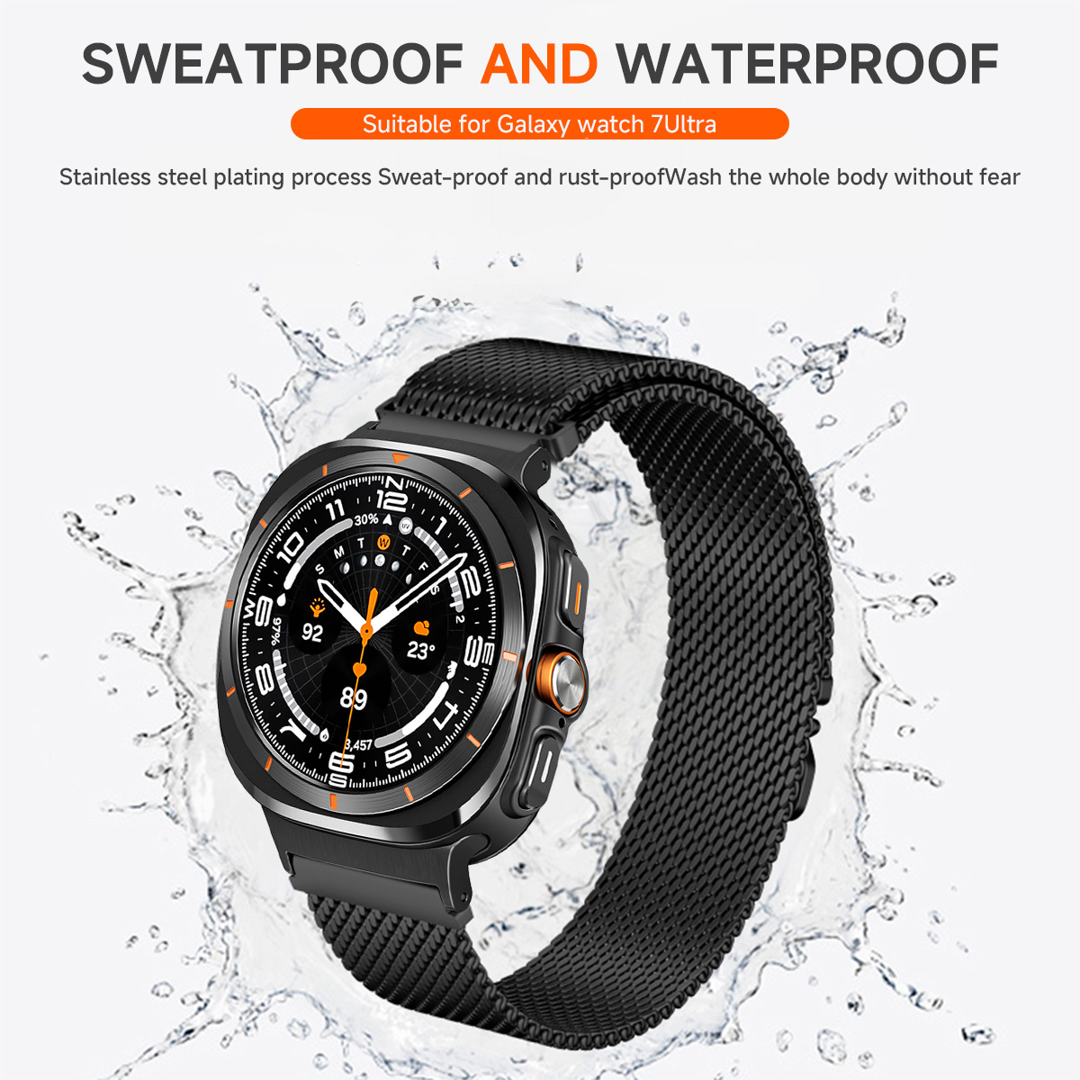 Milanese Metal Strap for Samsu - огляд і ціна Samsung Smartwatch Ultra Accessories