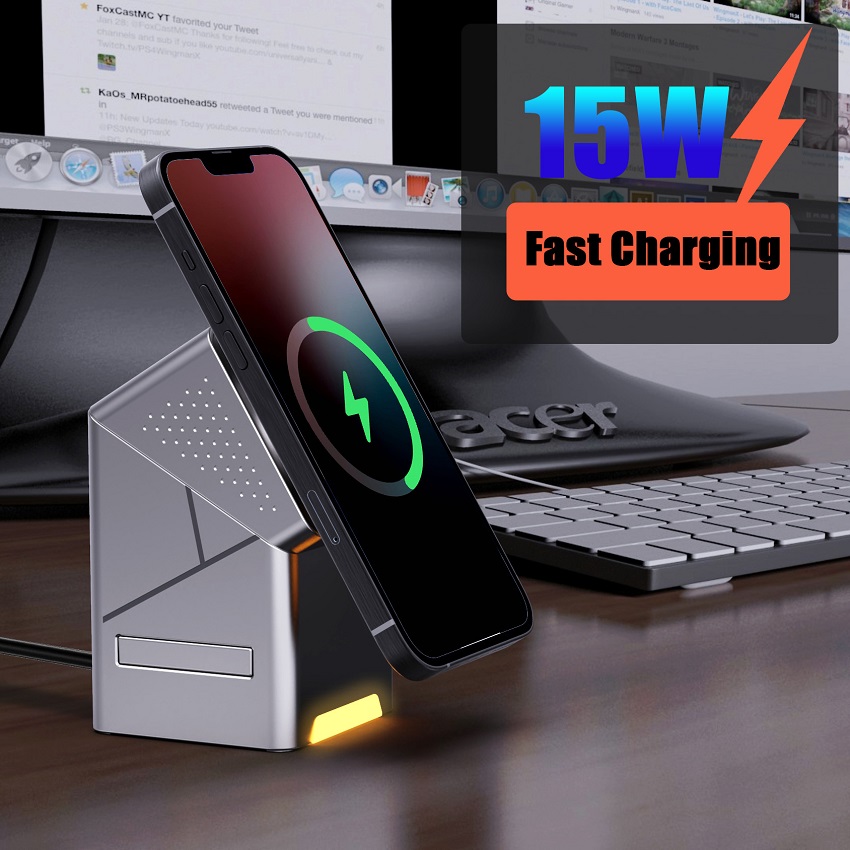 3 in 1 Magnetic Wireless Charg - огляд і ціна Wireless Charger Watch