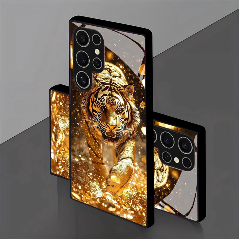 Tiger pattern glass Phone Case - огляд і ціна Samsung Galaxy S24