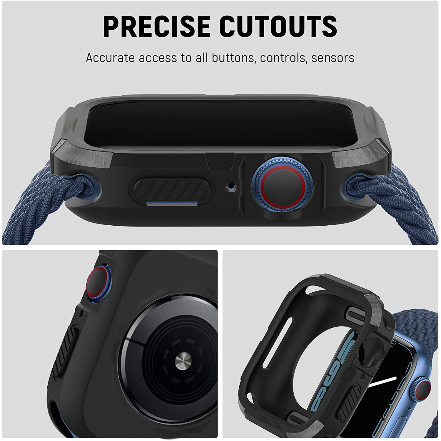 Rugged Cover for Apple Watch C - огляд і ціна Smartwatch Band Accessories